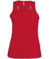 PA442 Women's Sports Vest Red colour image